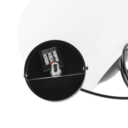 BRILAGI - Suspension sur câble PEBBLES 1xE27/40W/230V Ø 30 cm noire