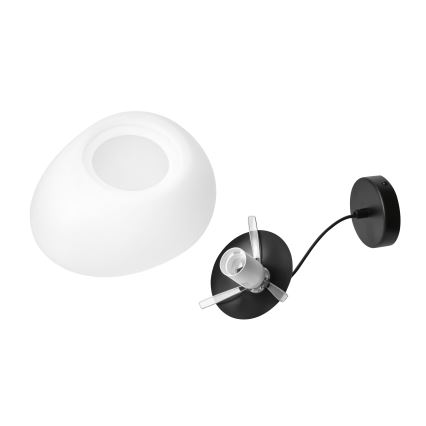 BRILAGI - Suspension sur câble PEBBLES 1xE27/40W/230V Ø 30 cm noire