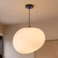 BRILAGI - Suspension sur câble PEBBLES 1xE27/40W/230V Ø 40 cm noire