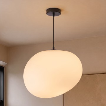 BRILAGI - Suspension sur câble PEBBLES 1xE27/40W/230V Ø 40 cm noire