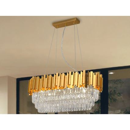 Brilagi - Suspension sur câble PLAZA 10xE14/40W/230V