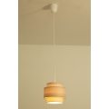 Brilagi - Suspension sur câble RESNA 1xE27/60W/230V Ø 20 cm beige