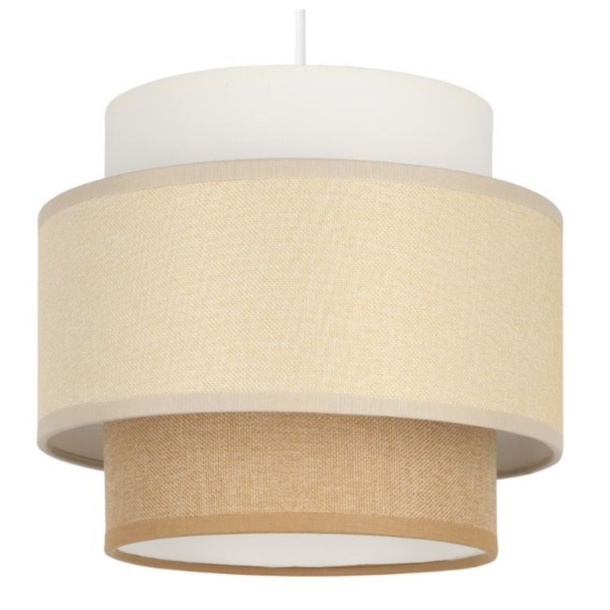 Brilagi - Suspension sur câble RESNA 1xE27/60W/230V Ø 20 cm crème/beige