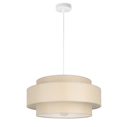 Brilagi - Suspension sur câble RESNA 1xE27/60W/230V Ø 40 cm beige