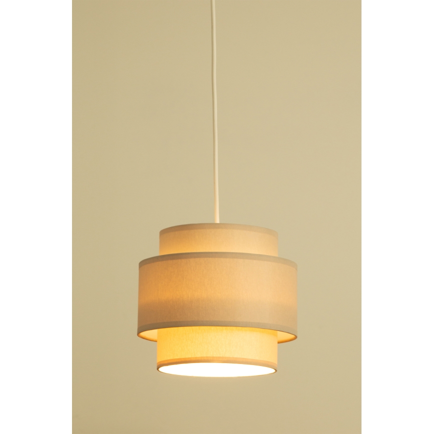 Brilagi - Suspension sur câble RESNA 2xE27/60W/230V Ø 30 cm beige