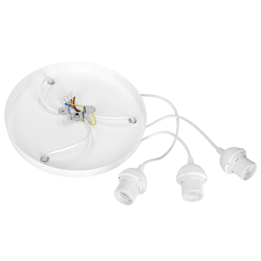 Brilagi - Suspension sur câble RESNA 3xE27/60W/230V Ø 45 cm beige/noir