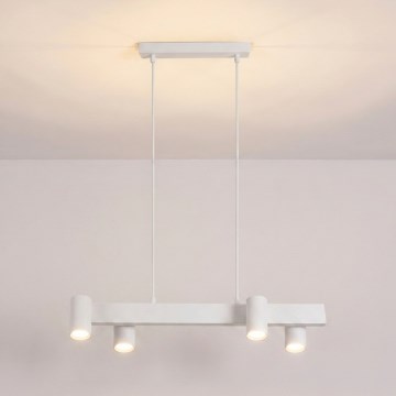 Brilagi - Suspension sur câble SELE 4xGU10/30W/230V blanc