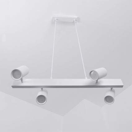 Brilagi - Suspension sur câble SELE 4xGU10/30W/230V blanc