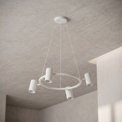 Brilagi - Suspension sur câble SELE 4xGU10/30W/230V blanche
