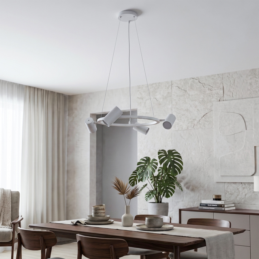 BRILAGI - Suspension sur câble SELE 4xGU10/30W/230V blanche