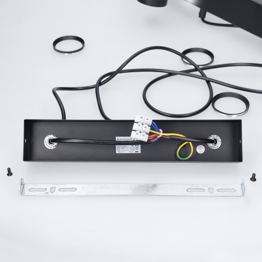 Brilagi - Suspension sur câble SELE 4xGU10/30W/230V noir