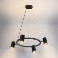 Brilagi - Suspension sur câble SELE 4xGU10/30W/230V noire