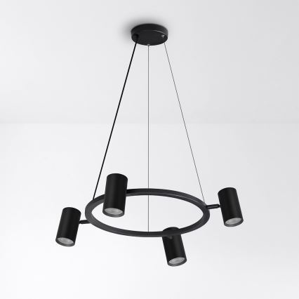 Brilagi - Suspension sur câble SELE 4xGU10/30W/230V noire