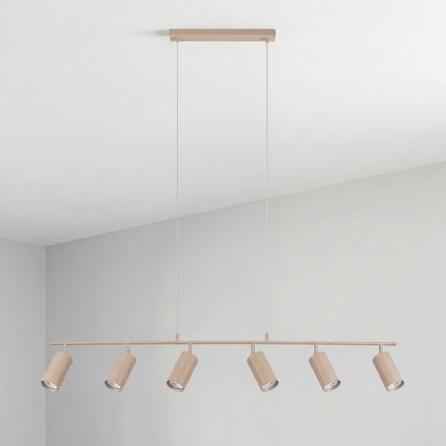Brilagi - Suspension sur câble SELE 6xGU10/30W/230V beige