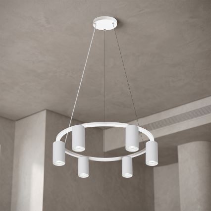 Brilagi - Suspension sur câble SELE 6xGU10/30W/230V blanc
