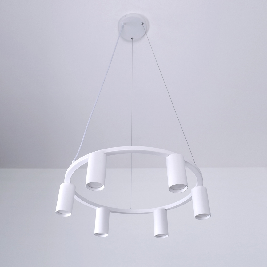 Brilagi - Suspension sur câble SELE 6xGU10/30W/230V blanc
