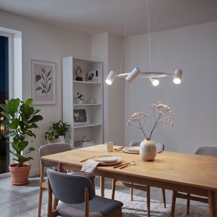 Brilagi - Suspension sur câble SELE 6xGU10/30W/230V blanc