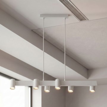 Brilagi - Suspension sur câble SELE 6xGU10/30W/230V blanche