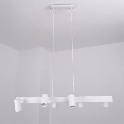 Brilagi - Suspension sur câble SELE 6xGU10/30W/230V blanche