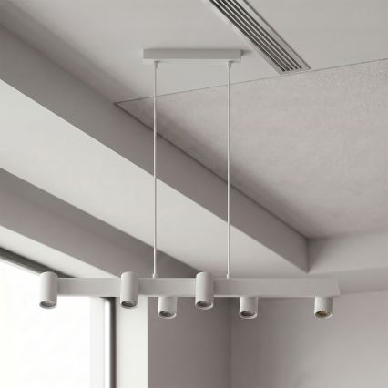 Brilagi - Suspension sur câble SELE 6xGU10/30W/230V blanche