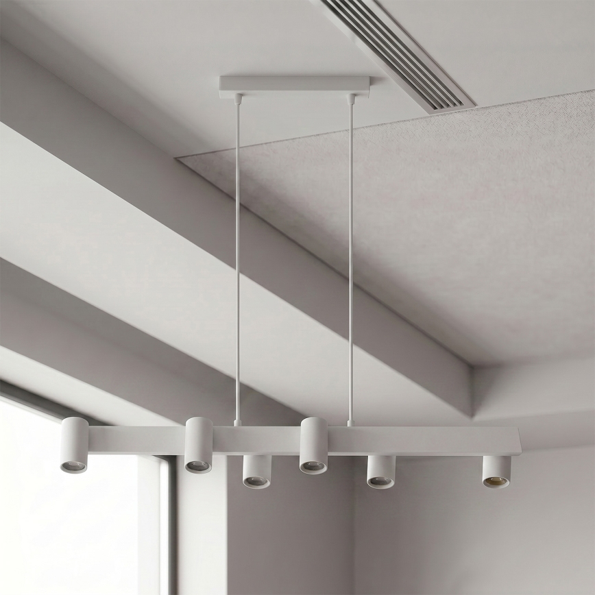 Brilagi - Suspension sur câble SELE 6xGU10/30W/230V blanche
