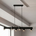 Brilagi - Suspension sur câble SELE 6xGU10/30W/230V noire