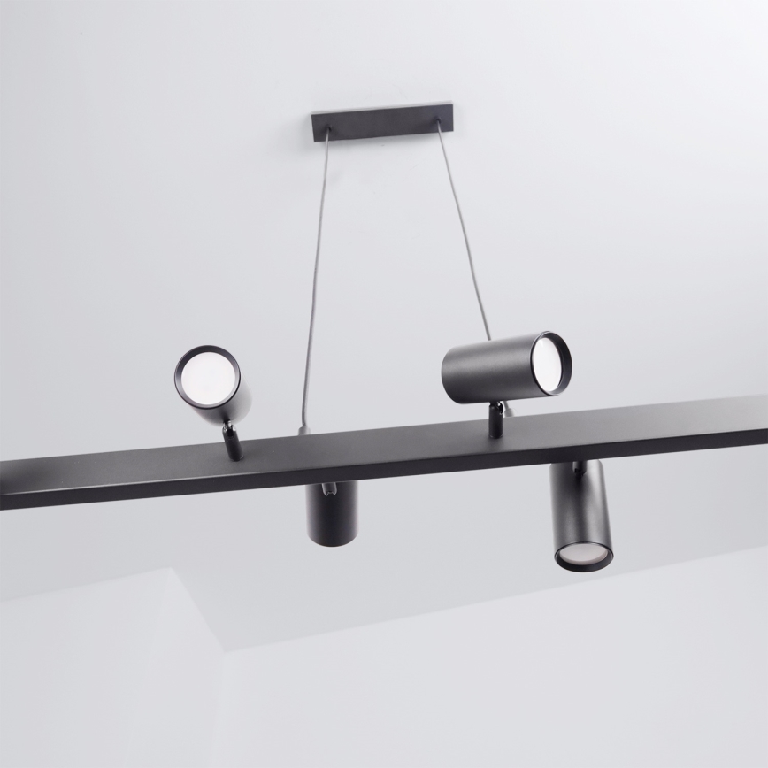 Brilagi - Suspension sur câble SELE 6xGU10/30W/230V noire