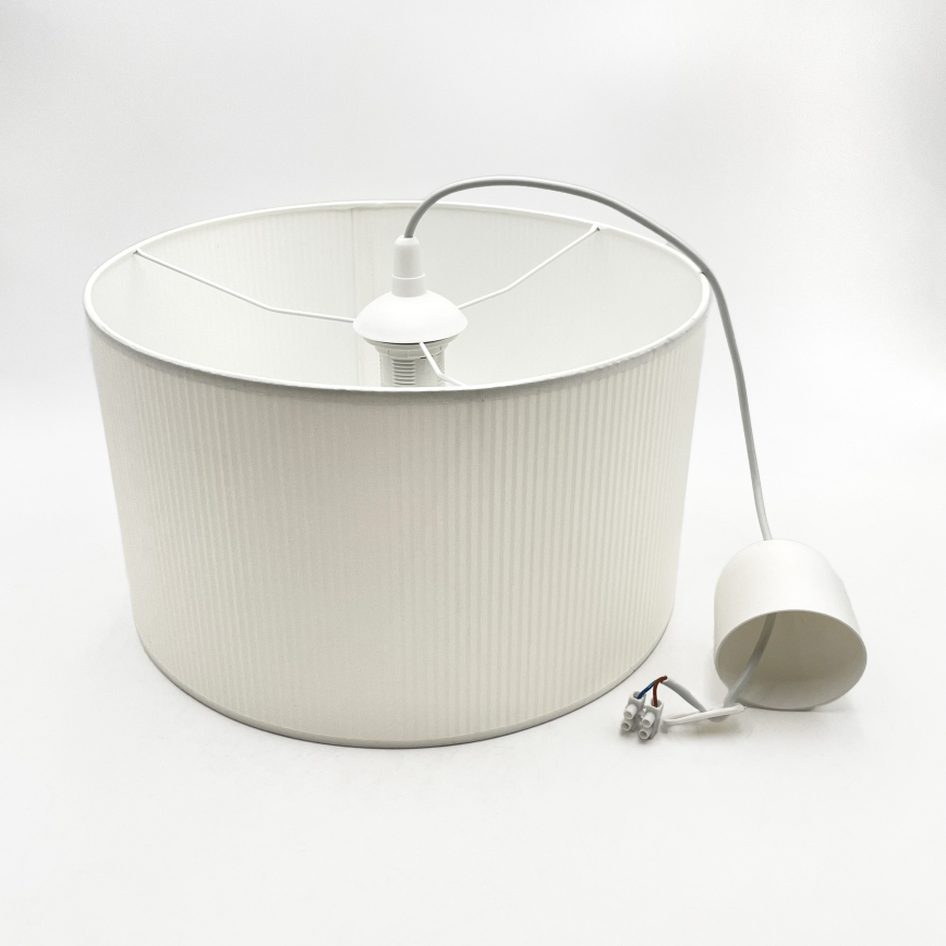 Brilagi - Suspension sur câble SIRIJA MODERN 1xE27/60W/230V Ø 35 cm blanche
