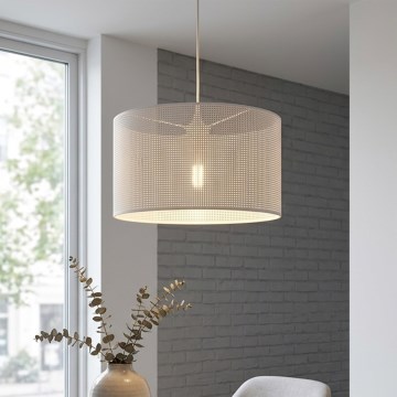 Brilagi - Suspension sur câble SIRIJA MODERN 1xE27/60W/230V Ø 35 cm blanche