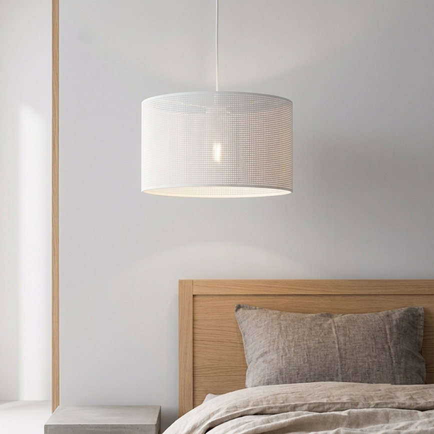 Brilagi - Suspension sur câble SIRIJA MODERN 1xE27/60W/230V Ø 35 cm blanche