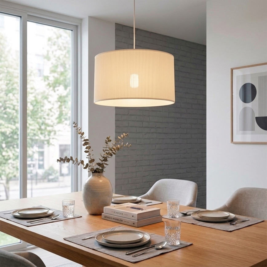 Brilagi - Suspension sur câble SIRIJA MODERN 1xE27/60W/230V Ø 35 cm crème