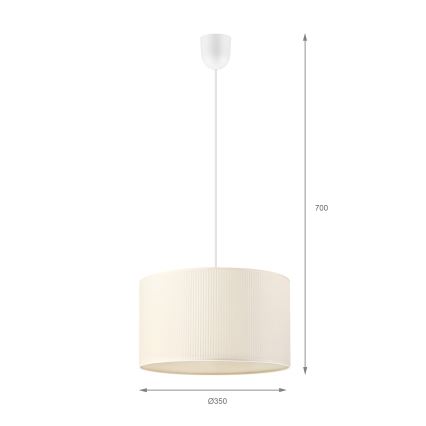 Brilagi - Suspension sur câble SIRIJA MODERN 1xE27/60W/230V Ø 35 cm crème