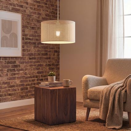 BRILAGI - Suspension sur câble SIRIJA MODERN 1xE27/60W/230V Ø 35 cm crème