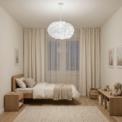 Brilagi - Suspension sur câble SOLEAIR 2xE27/40W/230V blanche