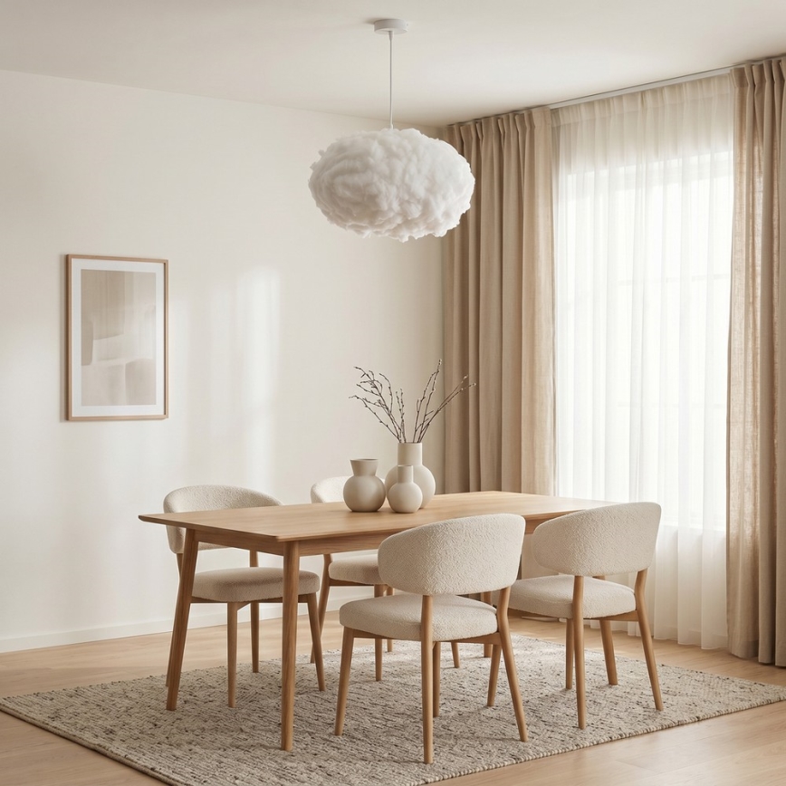 Brilagi - Suspension sur câble SOLEAIR 2xE27/40W/230V blanche