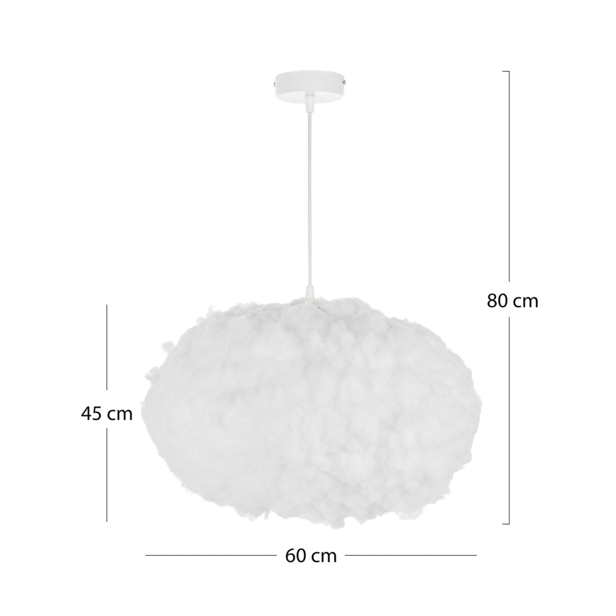 Brilagi - Suspension sur câble SOLEAIR 2xE27/40W/230V blanche