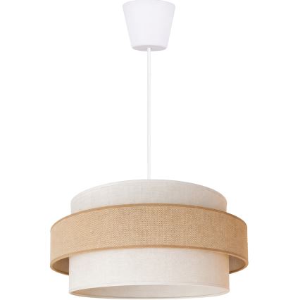 Brilagi - Suspension sur câble SPACE 1xE27/60W/230V Ø 40 cm beige/crème
