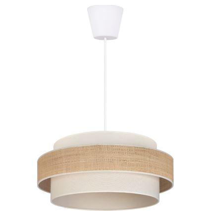 Brilagi - Suspension sur câble SPACE 1xE27/60W/230V Ø 40 cm beige/crème