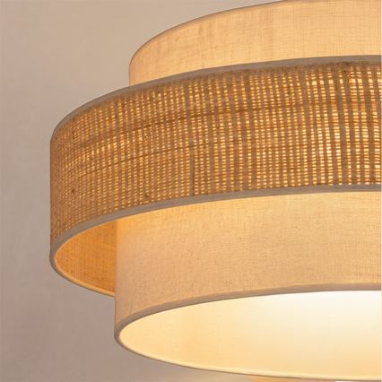 Brilagi - Suspension sur câble SPACE 1xE27/60W/230V Ø 40 cm beige/crème