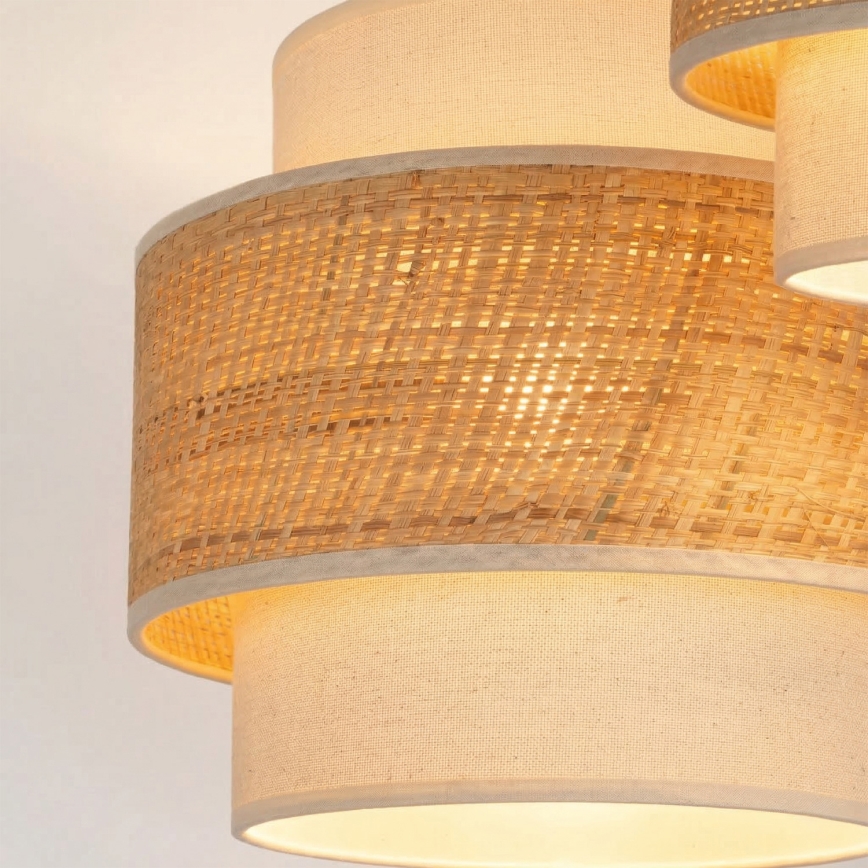 Brilagi - Suspension sur câble SPACE 3x E27/60 W/230 V, Ø 40 cm, beige/crème
