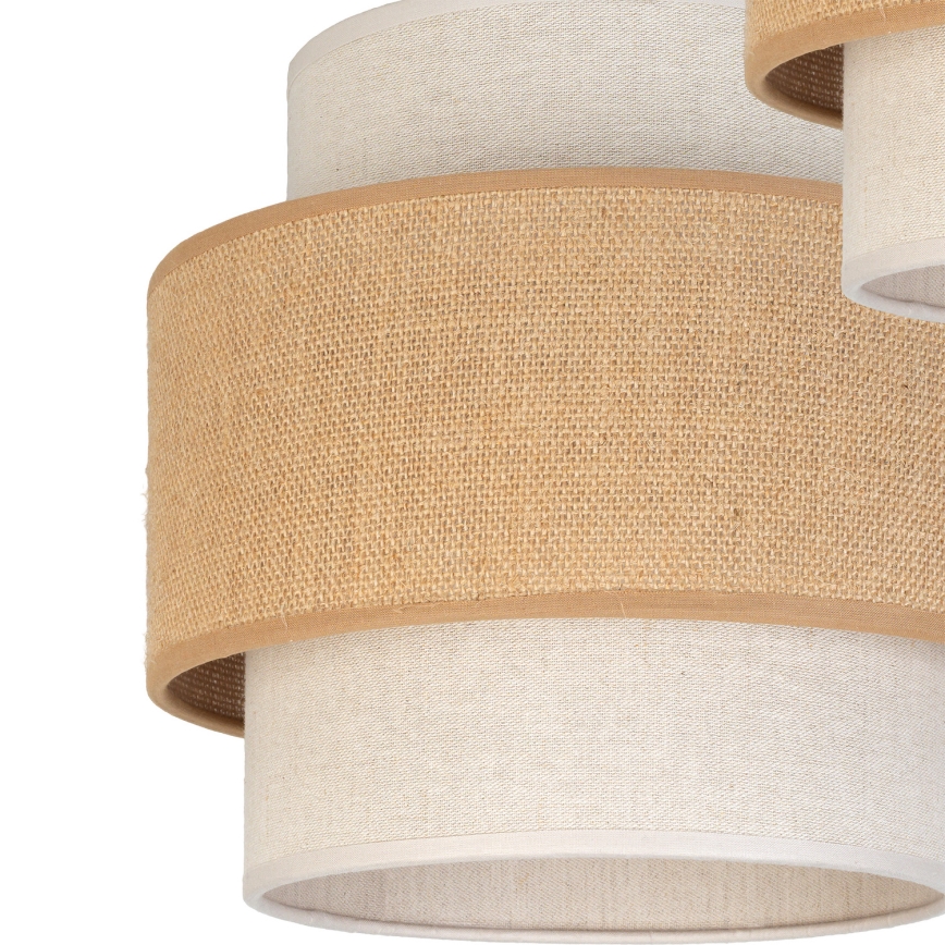 Brilagi - Suspension sur câble SPACE 3xE27/60W/230V Ø 40 cm beige/crème