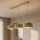 Brilagi - Suspension sur câble SPRING 3xE27/60W/230V beige/doré