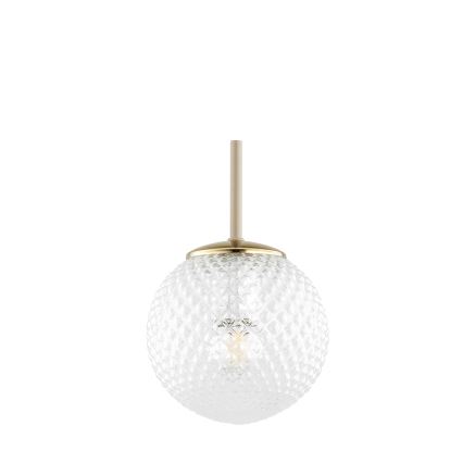 Brilagi - Suspension sur câble STELLA 1xE27/60W/230V Ø 15 cm beige/doré