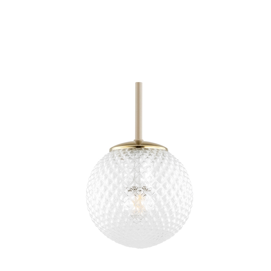 Brilagi - Suspension sur câble STELLA 1xE27/60W/230V Ø 15 cm beige/doré