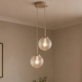 BRILAGI - Suspension sur câble STELLA 2xE27/60W/230V beige/doré