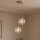 Brilagi - Suspension sur câble STELLA 2xE27/60W/230V beige/doré