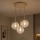 Brilagi - Suspension sur câble STELLA 3xE27/60W/230V beige/doré