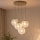 Brilagi - Suspension sur câble STELLA 4xE27/60W/230V beige/doré