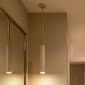 BRILAGI - Suspension sur câble TUBE 1xGU10/15W/230V beige/doré
