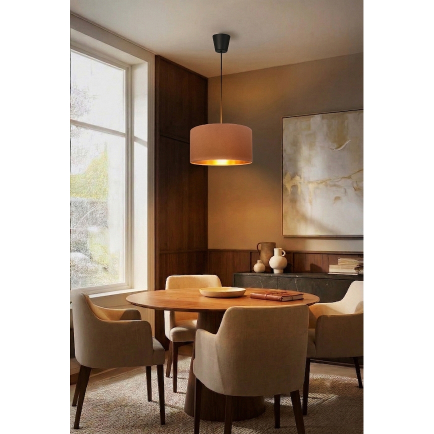 Brilagi - Suspension sur câble VELVET 1xE27/60W/230V Ø 40 cm beige/doré